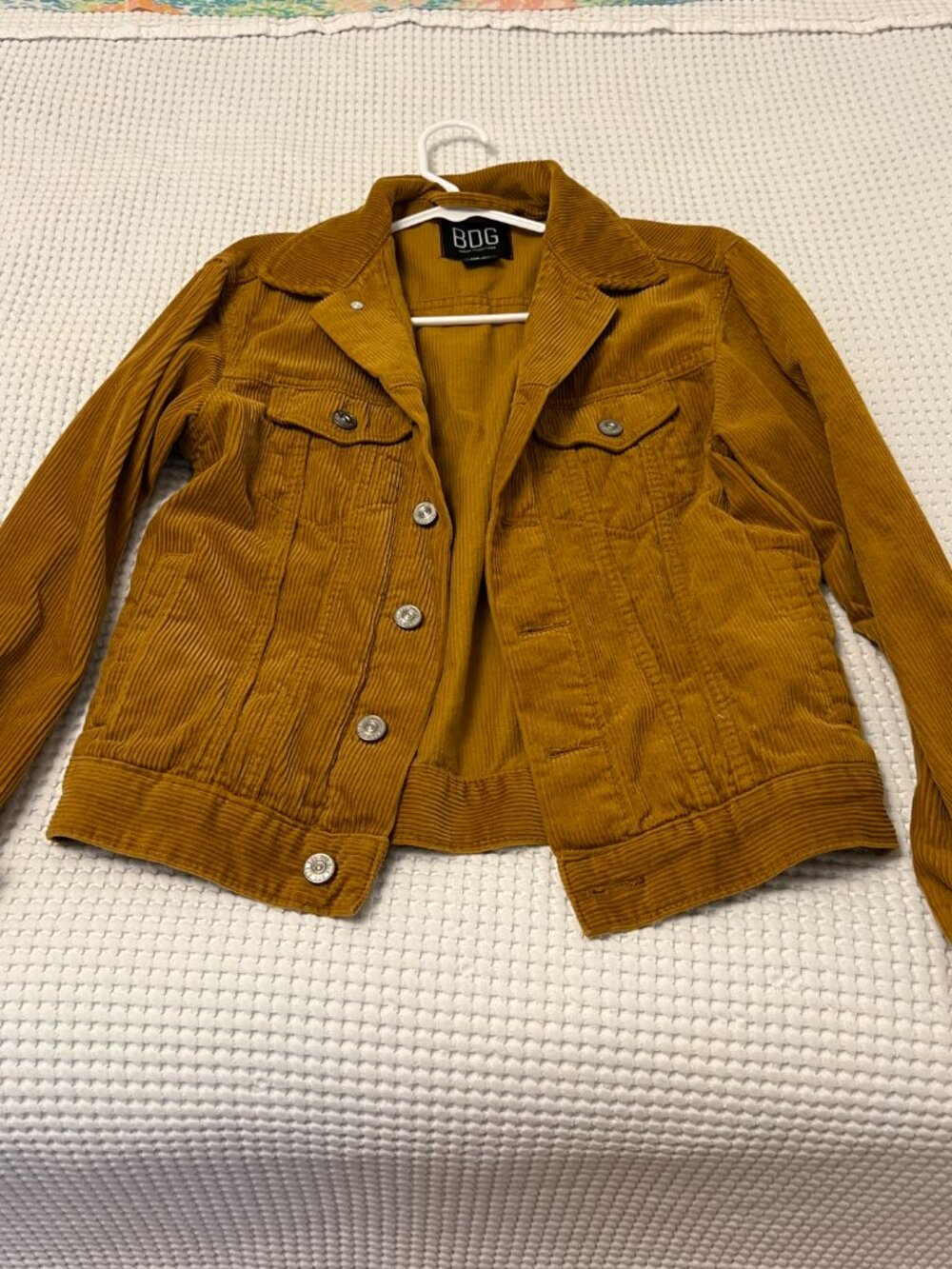Urban Outfitters BDG Gold Corduroy Jacket